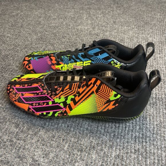 Adidas Adizero Spark 12.0 Men Size 12 Mismatch Football Cleats Neon GV9087 NEW main image 8